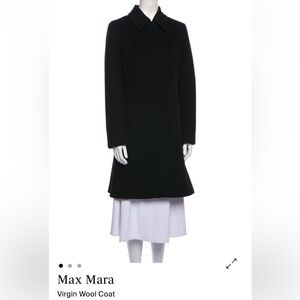 MaxMara Black Pea Coat